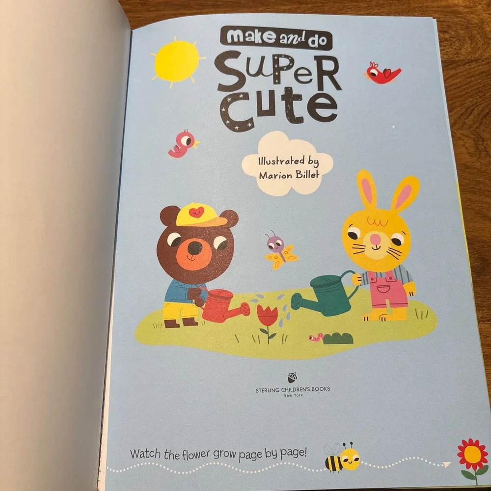 Make and Do Super Cute Activity Book Marion Billet Stickers Puzzles *Used
